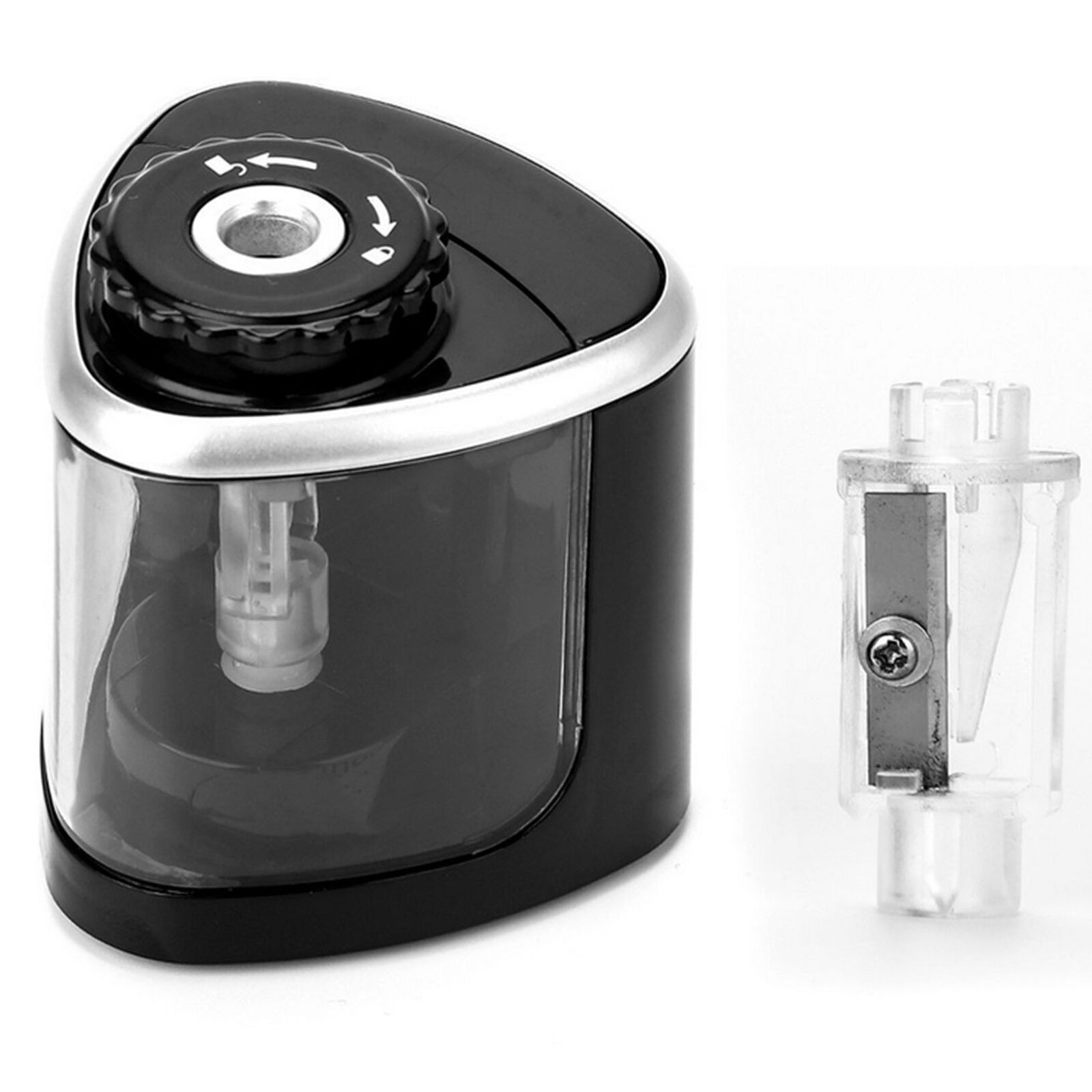 Classroom Electric Pencil Sharpener Battery Powered Auto School Office Portable
