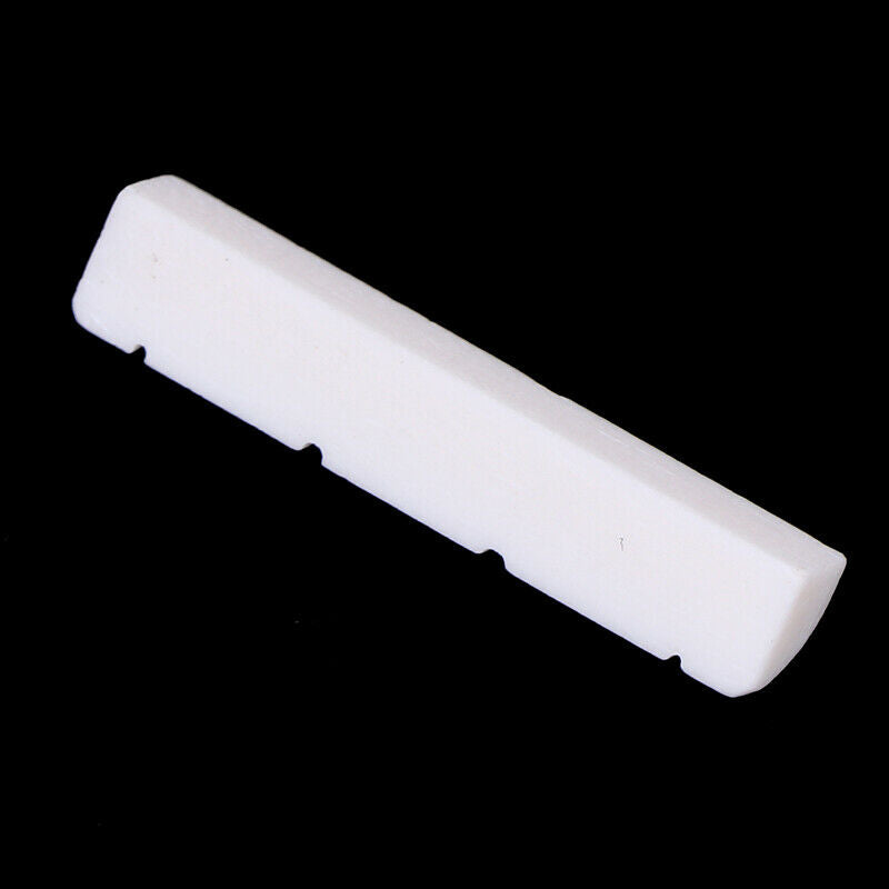 High quality Buffalo Bone Bridge Saddle Nut Slotted for Ukulele Uke Guita.l8