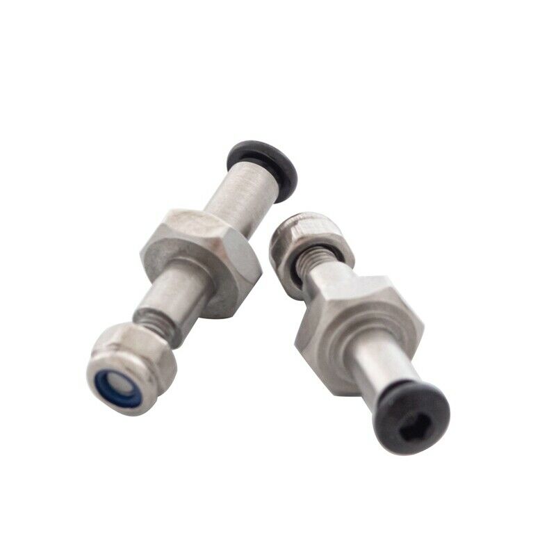 2Pcs Stainless Steel Metal Front Axle Cup Wheel Axle Cup for Losi 1/18 Mini-T A5