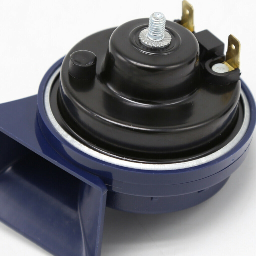12V Snail Horn Air Horn Double Tone Waterproof Super Loud Blue for Car