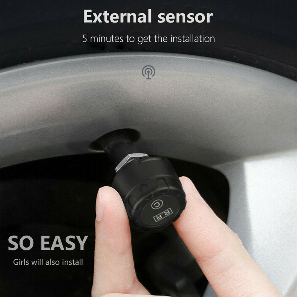 Car Tpms Tire pressure alarm tool Mini Tyre air monitoring system  Auto parts