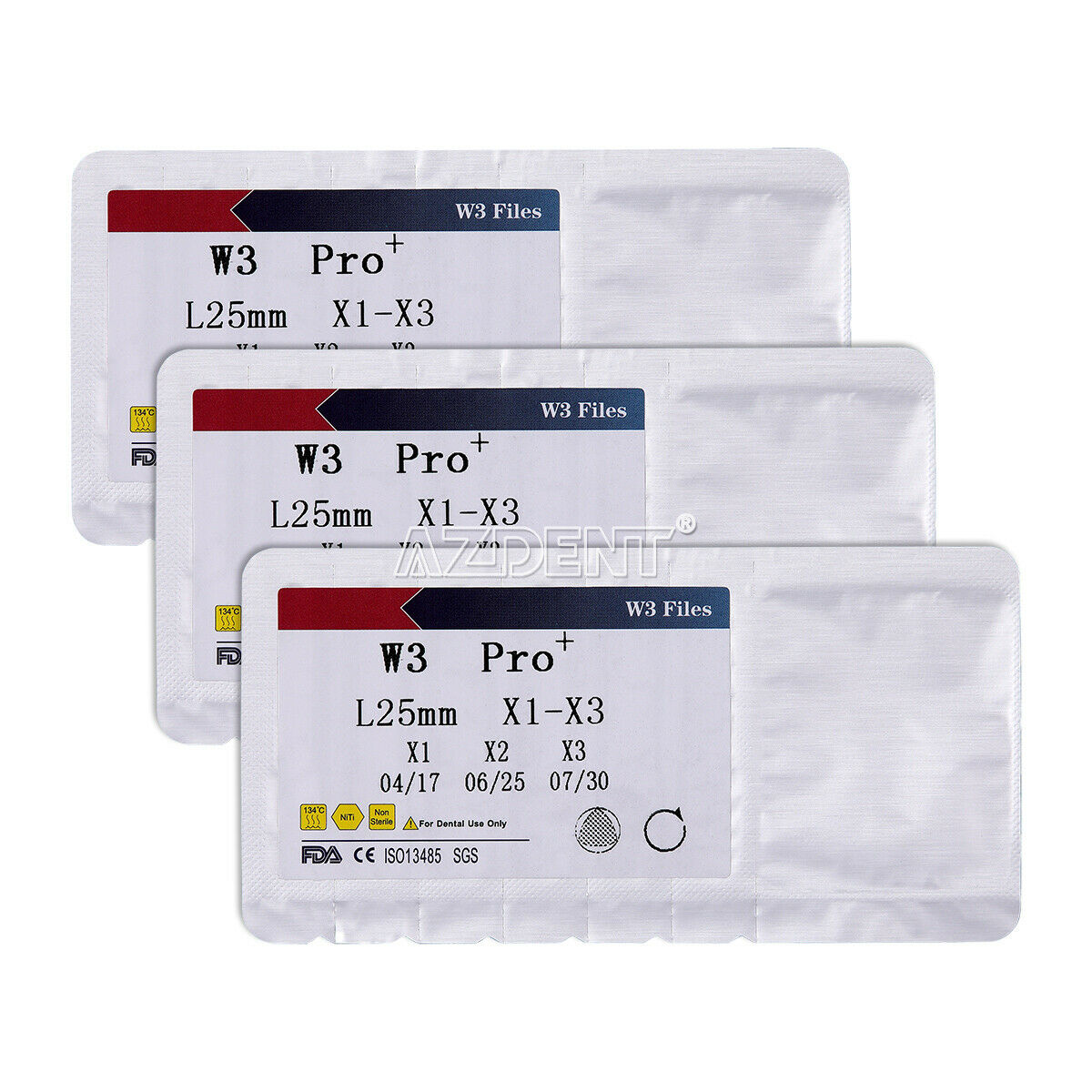 10X Dental 25mm Endodontic Treatment Root Canal Niti File X1 X2 X3 Engine Use
