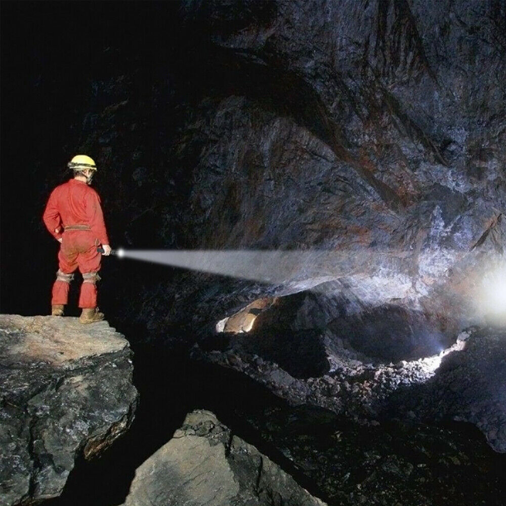 LED Flashlight Torch Light Camping Hiking Lamp 3Mode Rechargeable High Bright
