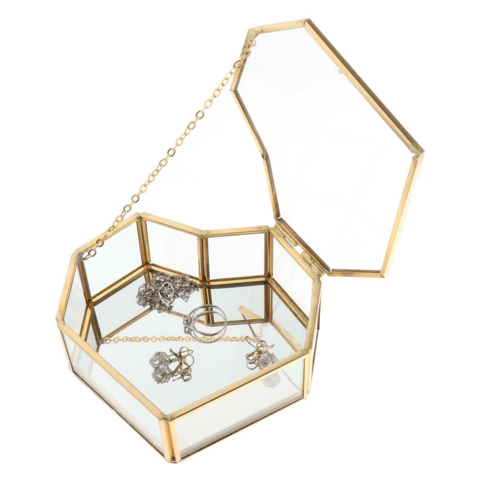 Jewelry   Display Box, Glass   Jewelry Box Wedding   Bearer Gift Box