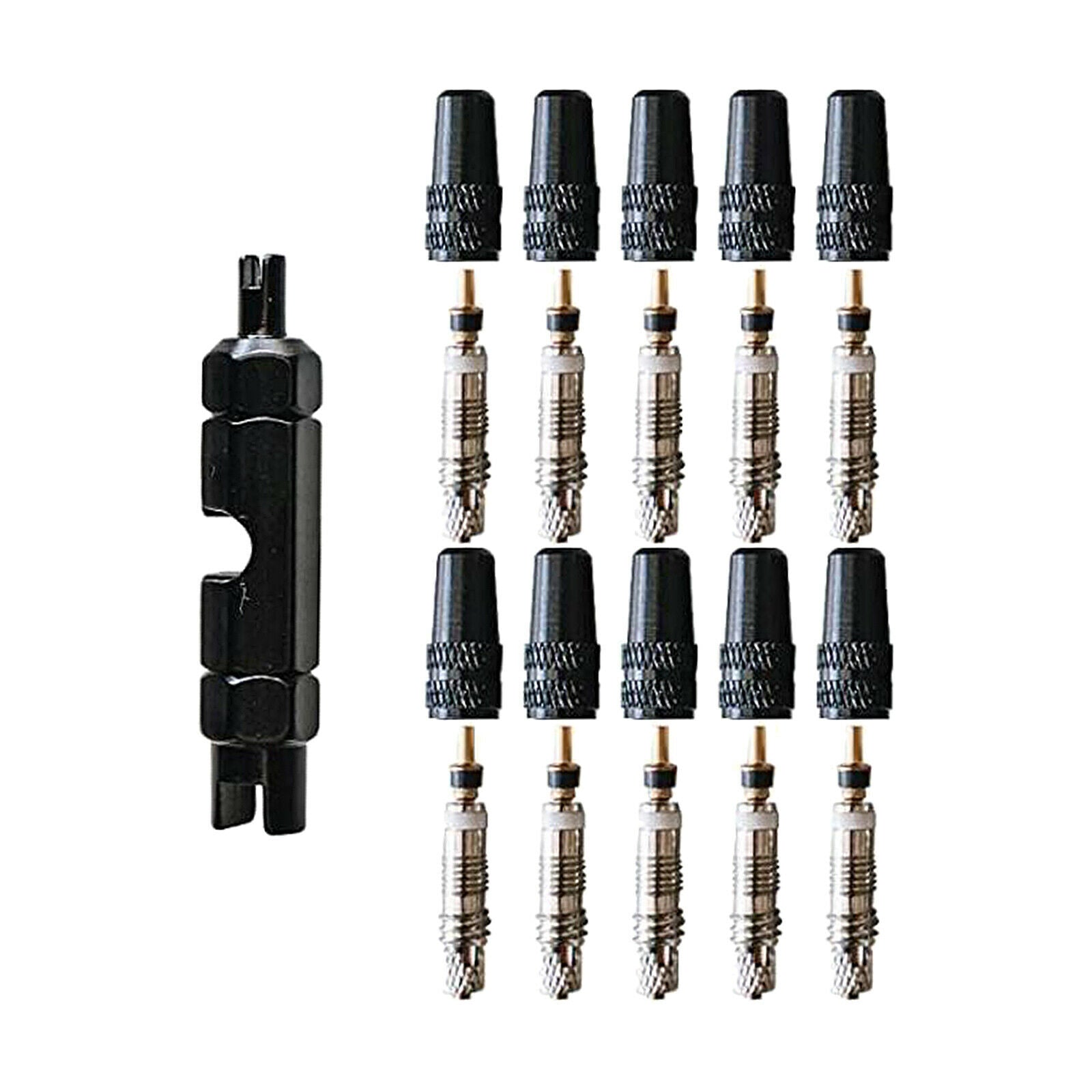 Brass Presta Valve Core & Valve Core Removal Tool Remover MTB Tubeless