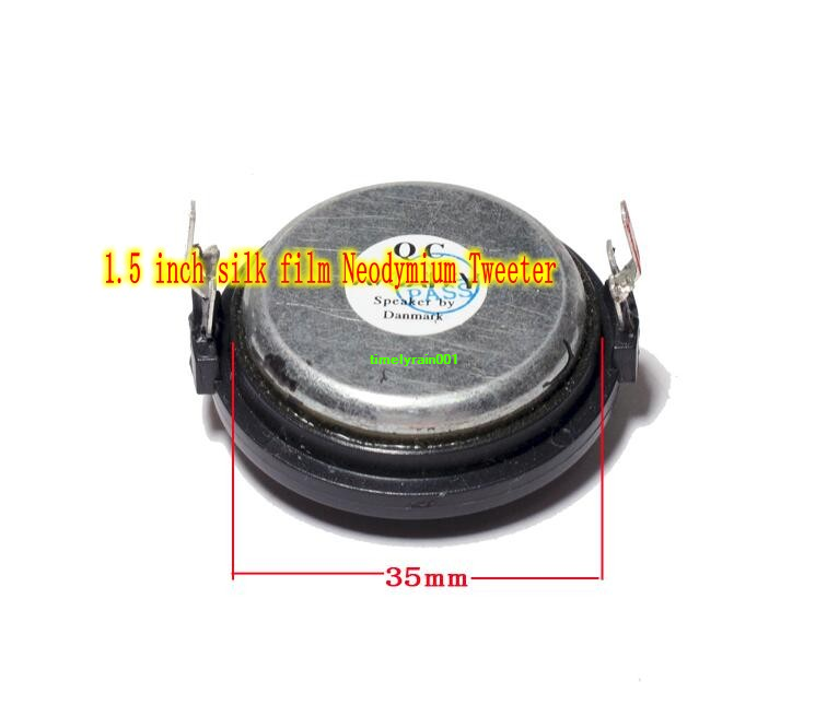 2pcs 1.5"inch 20W 4Ω/8Ω Silk film Tweeters neodymium Speaker Car Audio Parts