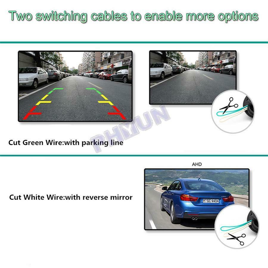 170Â° AHD Car Rear Camera Fisheye Lens Front / Reverse Backup Camera Universal 1x