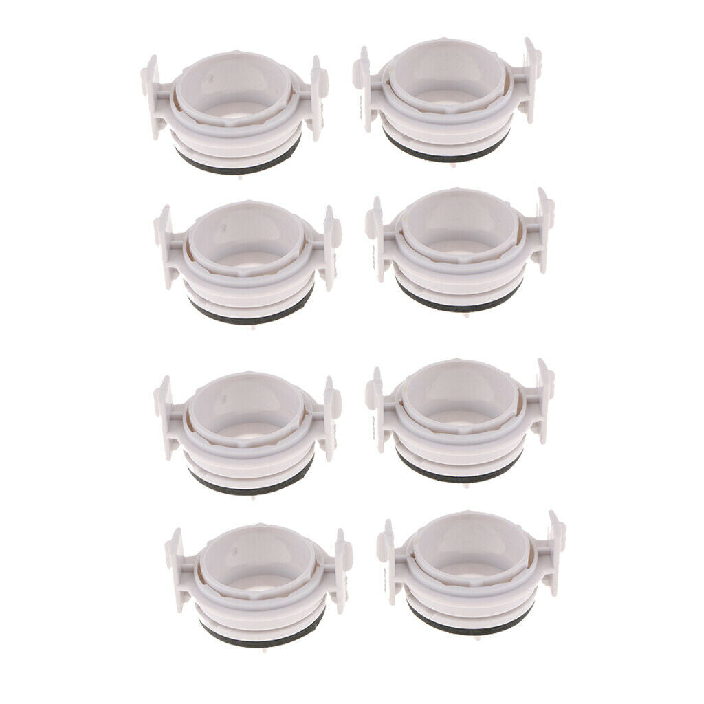 8Piece Light Bulb Holder Adapter Retainers Lamp Clips H7 for BMW H03 E46