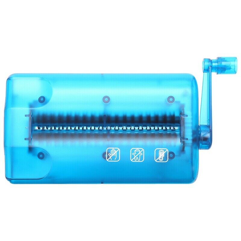 A6 Mini Manual Shredder Desktop Hand Crank Shredder I8R5R5