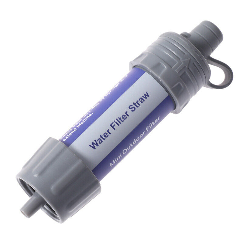 Survival Water Filter Straw Personal Purifier Filtration Emergency Outdoor G  TH