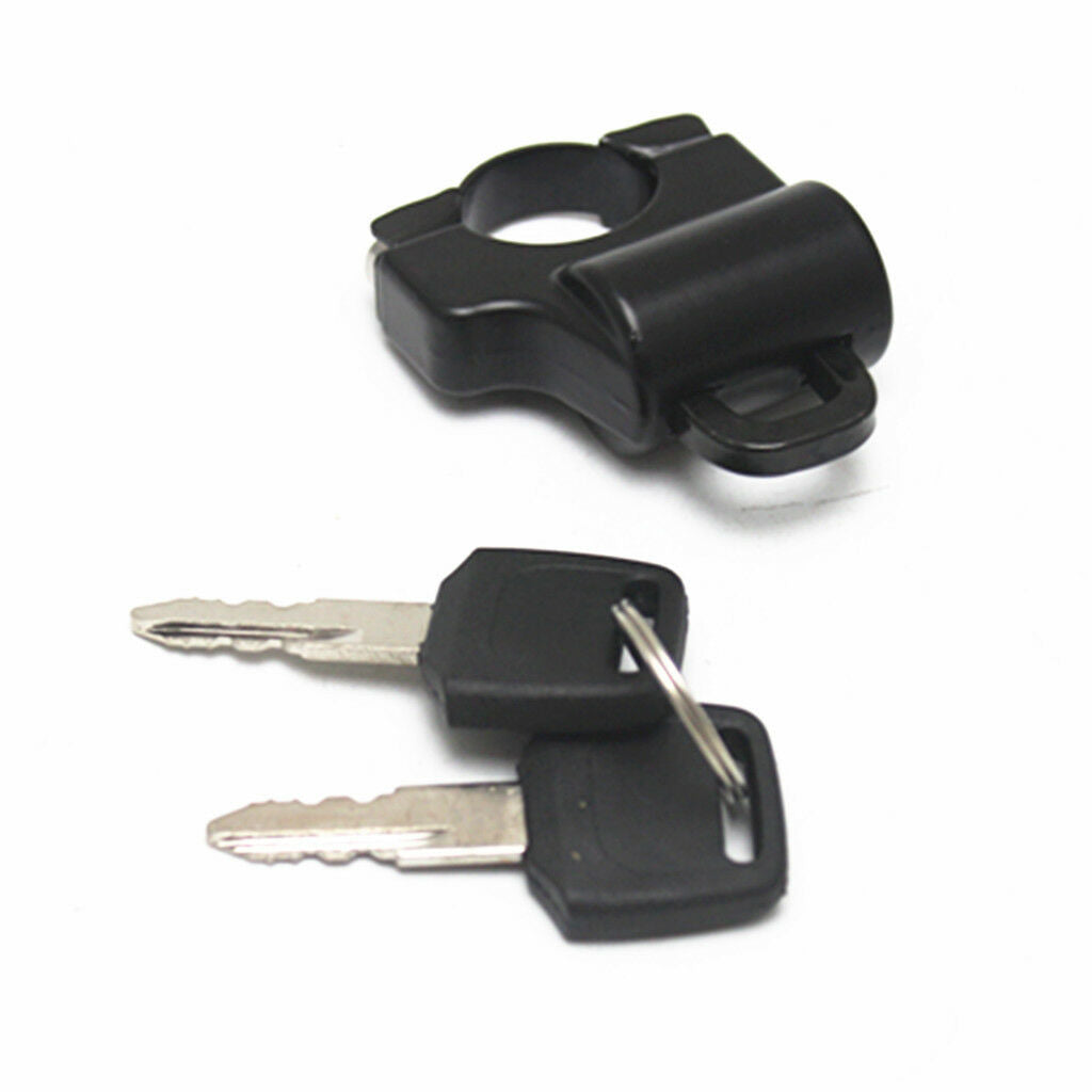 7/8" 22mm Motorcycle Acooters Bike Helmet Lock with 2 Keys Set Useful