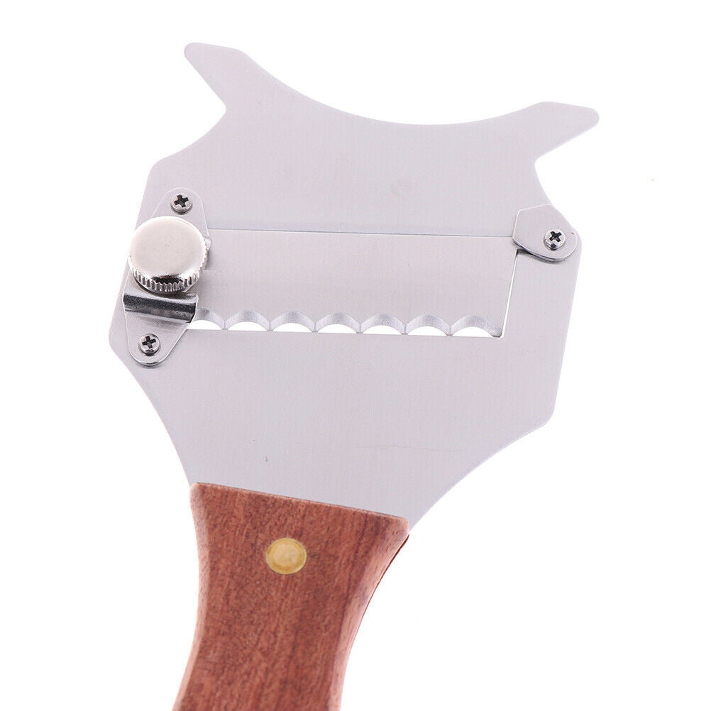 Stainless Steel Truffle Cheese Slicer Adjustable Chocolate Shaver Wavy BladeBDD