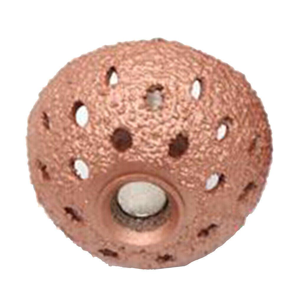 2pieces 42mm Buffing Wheel Grind Ball Rasp Tire Tool, 70 Grid Abrasiveness, High
