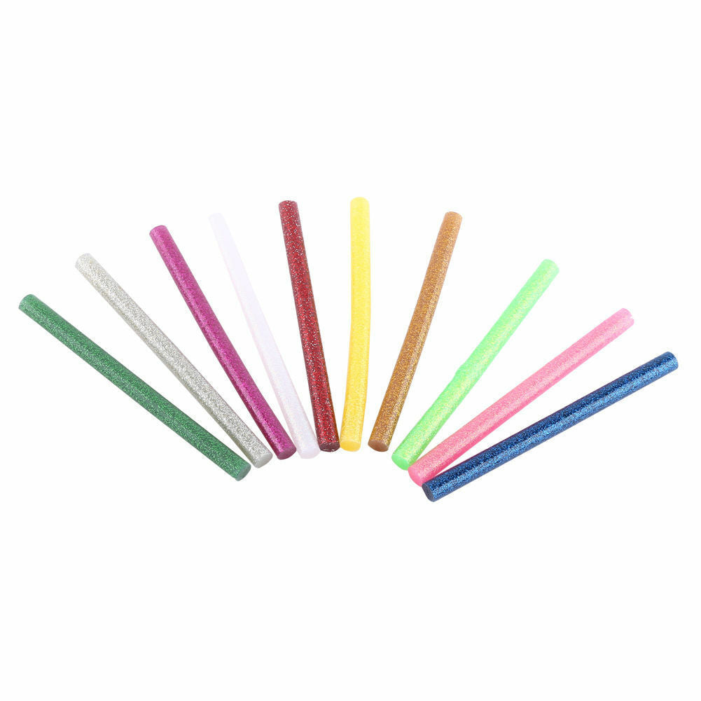 30Pcs Colorful Hot Melt Glue Heating Pistol Adhesive Sticks DIY Art 100 x 7mm