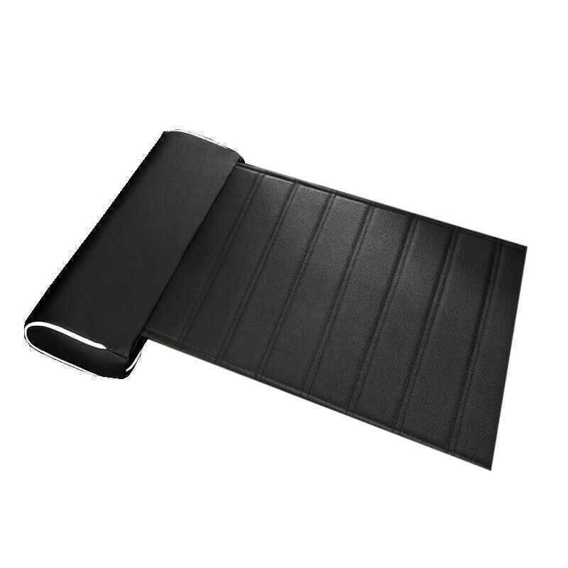 Car Interior Seat Cushion Foot Leg Support Pillow Long Knee Pad Thigh PU Leather