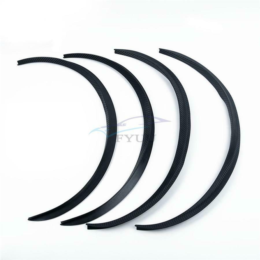 4 Pieces 28.7" Vehicle Wheel Trims Wheel Eyebrow Protection Strip For All Cars