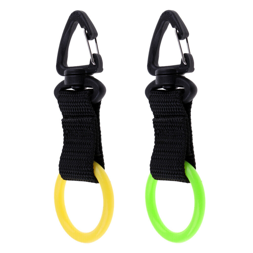 2x Silicone Diving Mouthpiece Holder Regulator Octopus Webbing Retainer Clip