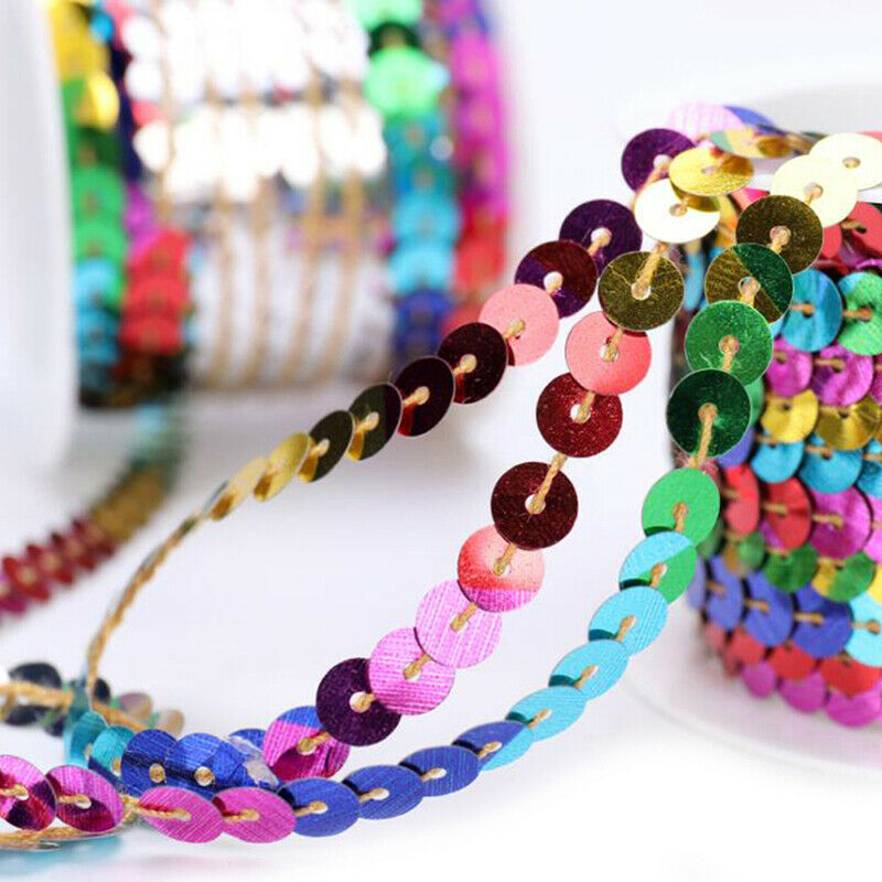 5 Meter Wave Sequins PET Beads with Garment Accessories DIY Show Sequins .l8