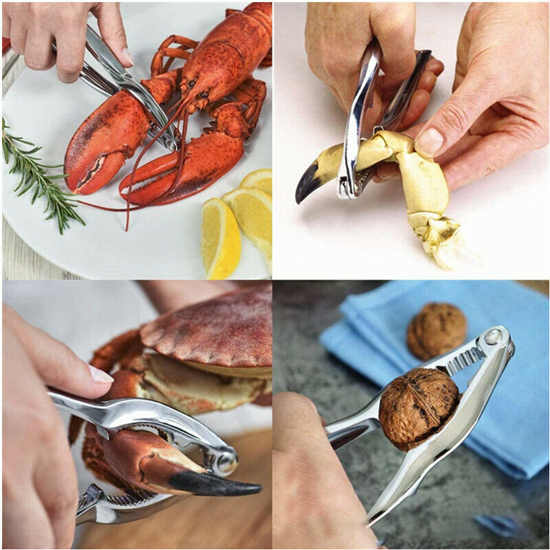 12Pcs Crab Tools Seafood Tools Set includes 4 pliers+4 needles+4 forks with BDA