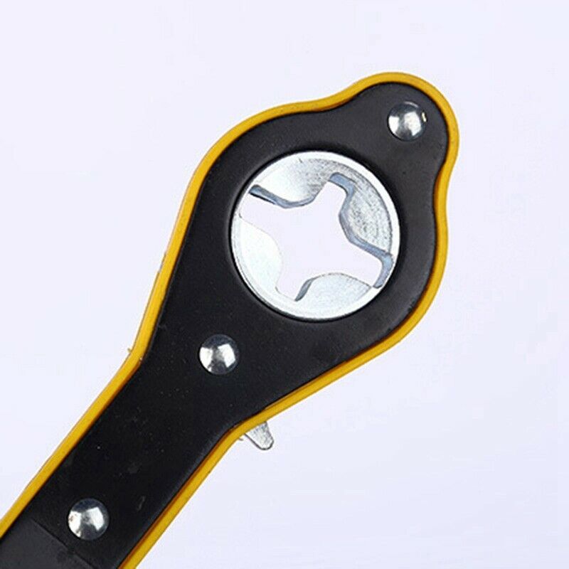 Automobile Tire Ratchet Wrench Tire Jack Removal Wrench Cross Jack Labor SavE5G3