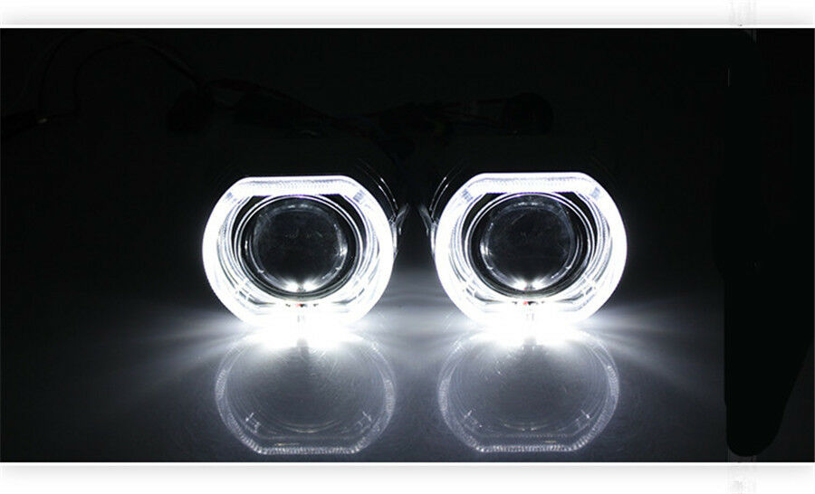 2pcs bright 100mm/90mm 12V 2.5 inch waterproof Square LED Day running angel eyes