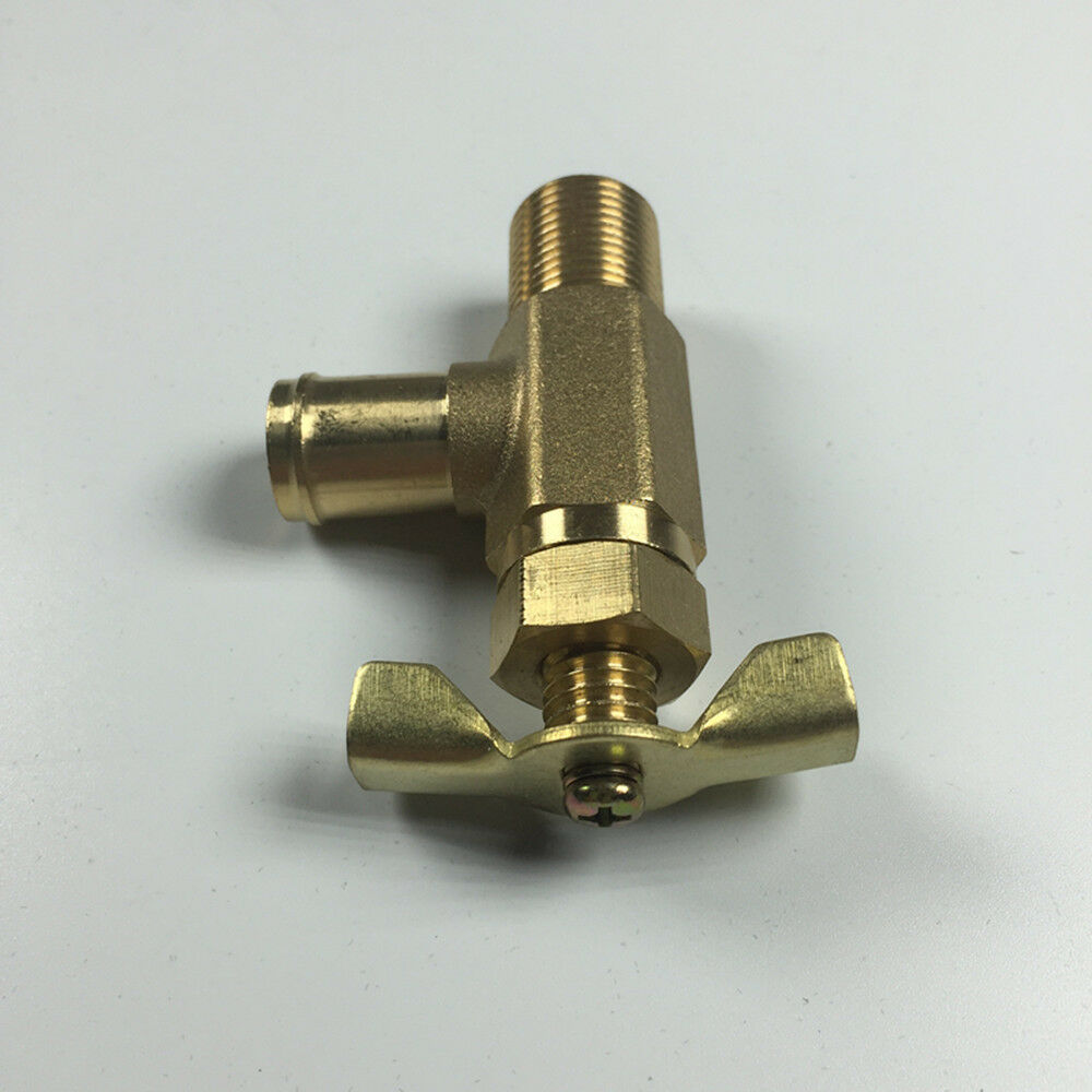 Excavator Air  Warm Water Valve 16mm Thread For Modern Hitachi Komatsu