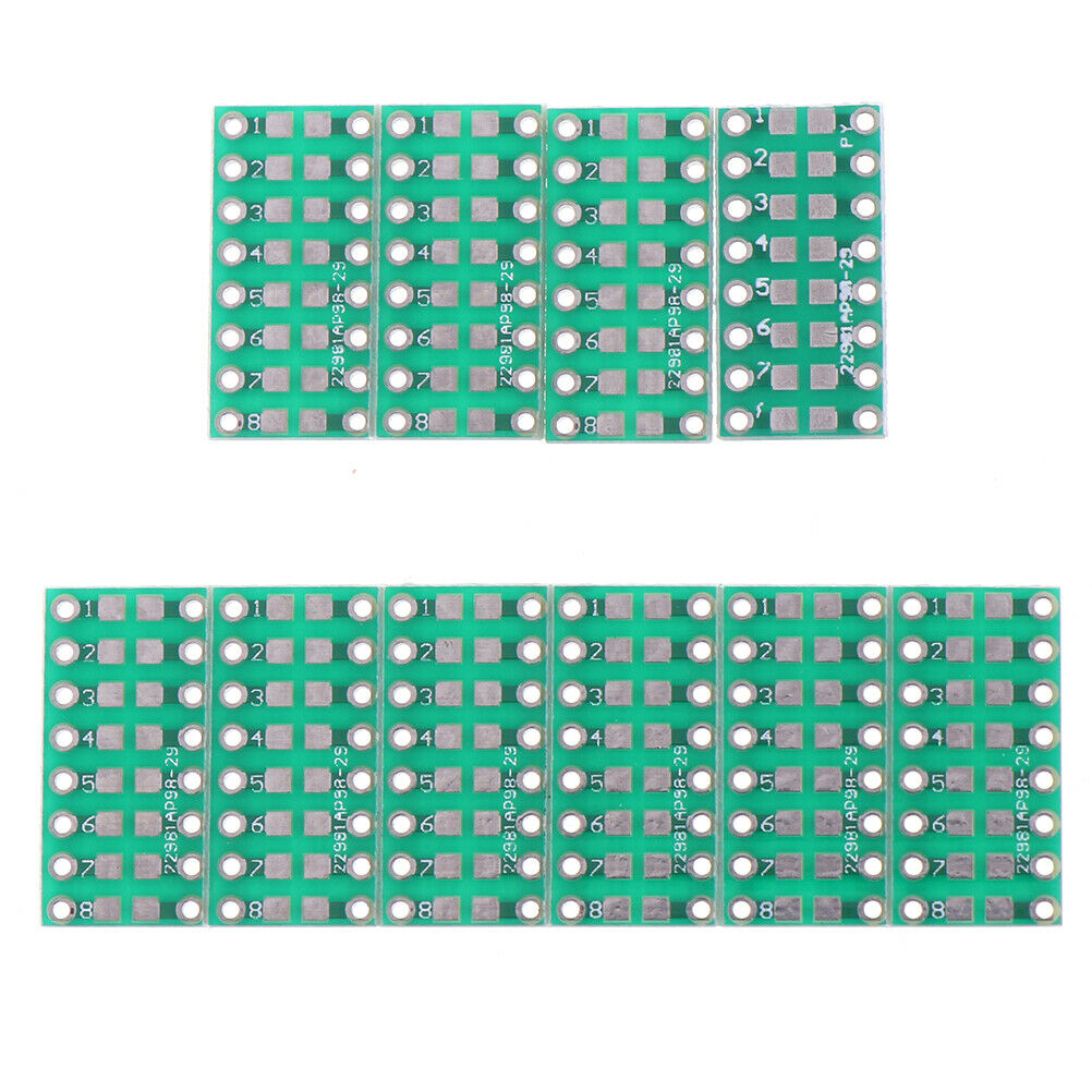 10Pcs SMD/SMT components 0805 0603 0402 to DIP adapter PCB board converter DD