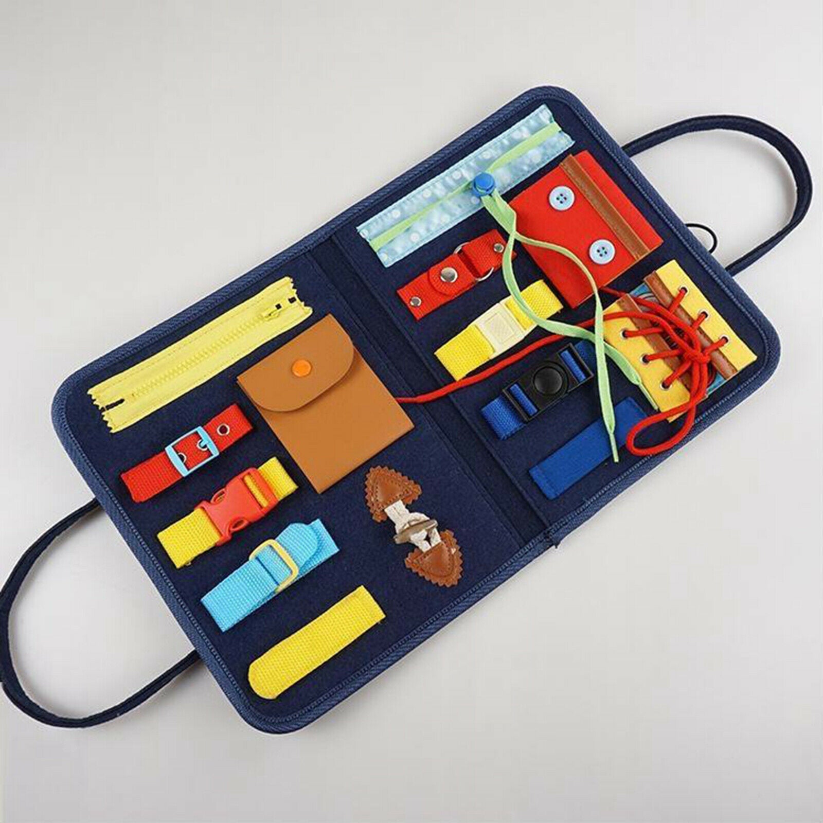 Busy Board   Toys Basic Skills Board for Toddlers Learning Dress Toys