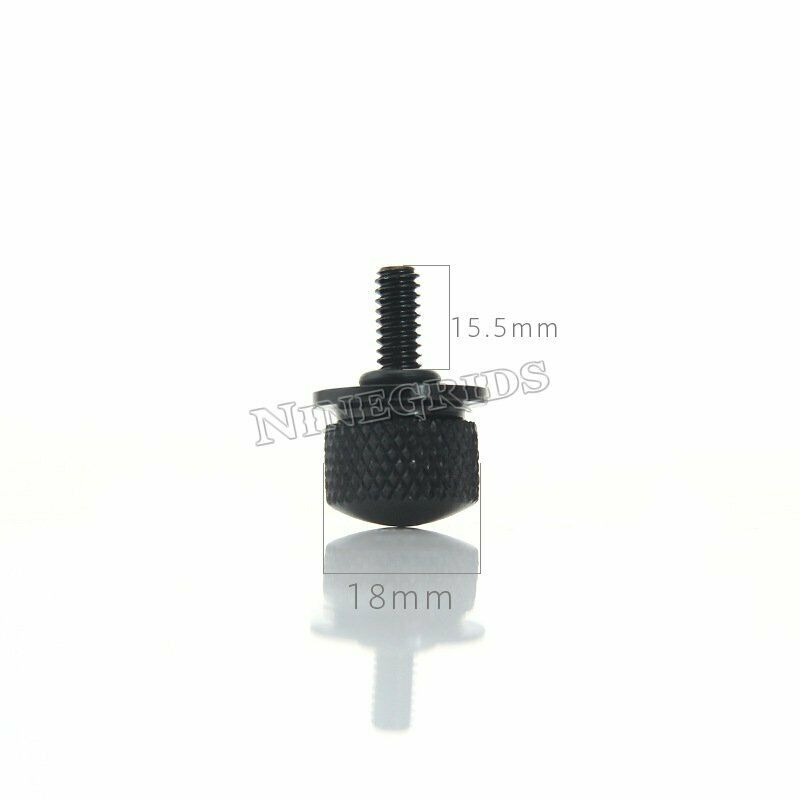 Black CNC Metal Plate/Fairing/Seat/Saddle Bolt Screw 6mm For HXXlXy Motorcycle