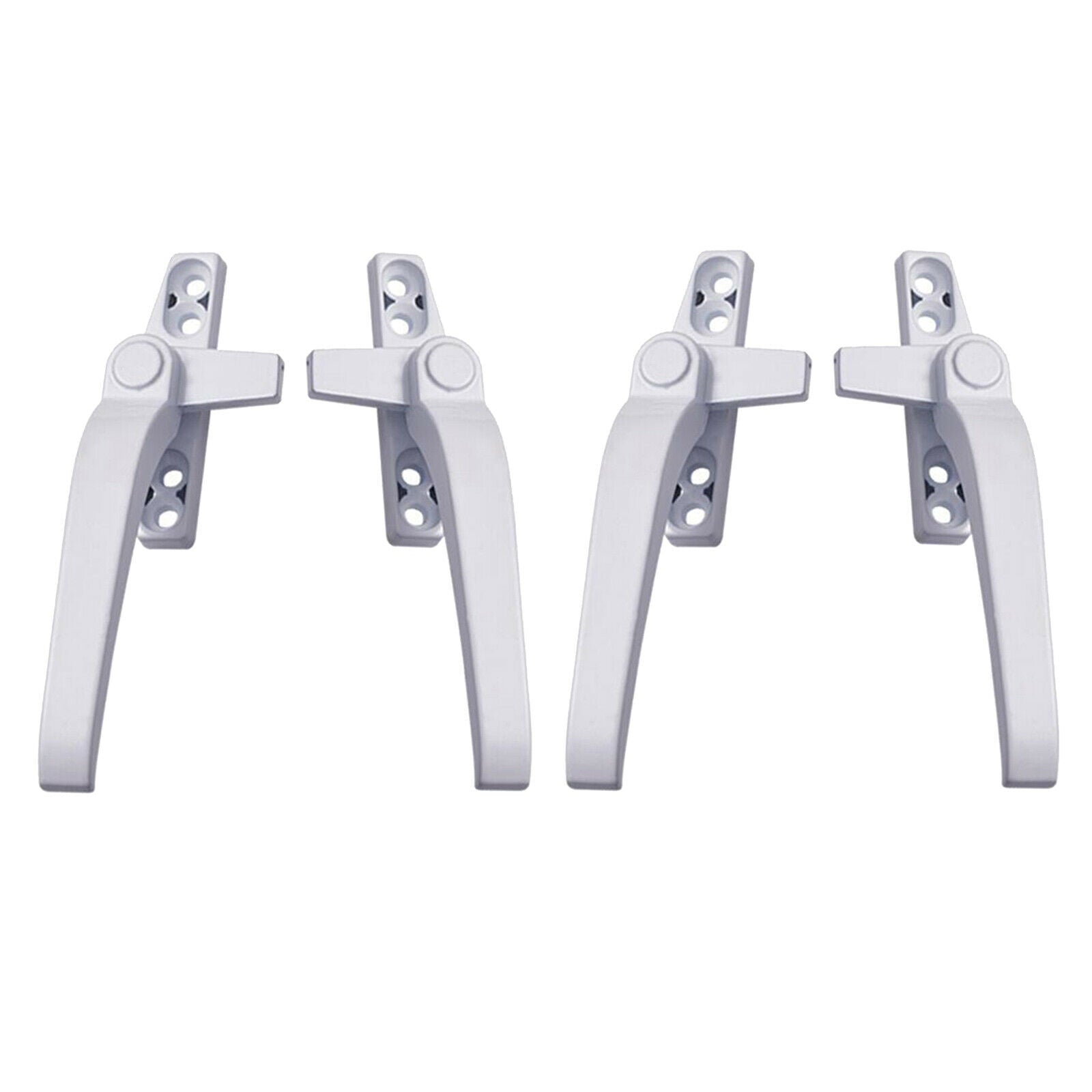 4pcs Aluminum Alloy Window Handles Hardware Kit for Double Glazing Switch