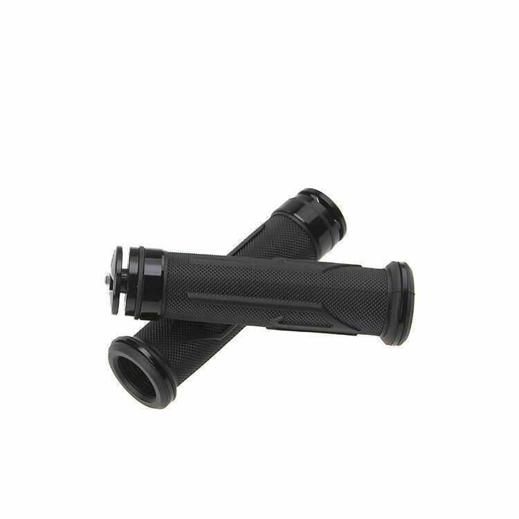 2 Pcs Front Motorcycle Handlebar Hand Grips Gray Rubber Universal Fit For BMW