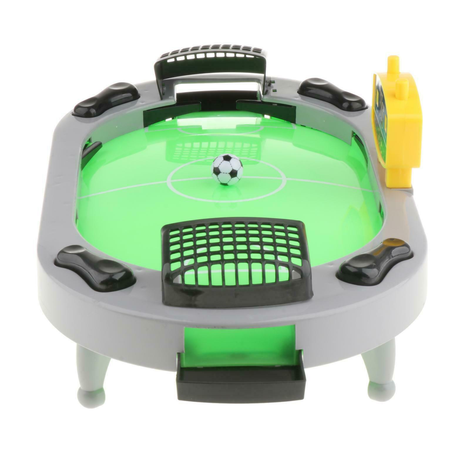 Novelty Table Soccer Game Sport with Two Balls and Score Keeper for Kids