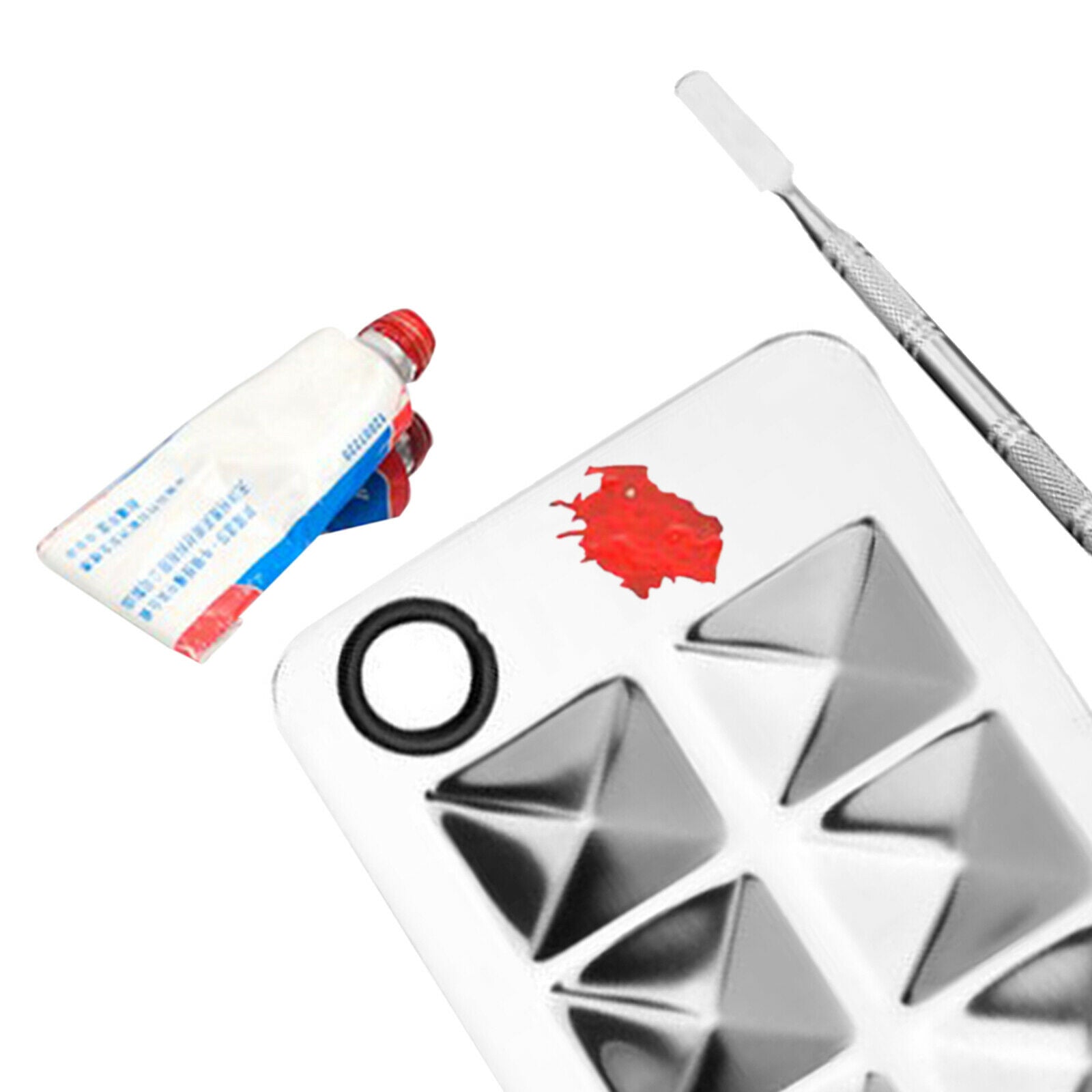 Mixing Palette Makeup Cosmetic Manicure Plate for Nail Art Watercolor Oil