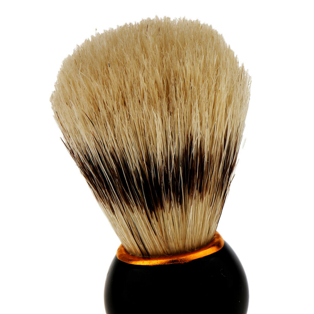 Shave Shaving Brush Professional Barber Salon Razor Brush Black Handle Tool