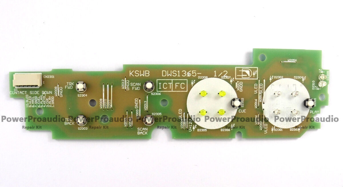 Play Cue Track Select repalce PCB DWS1365 DWS 1365 For Pioneer CDJ1000MK3