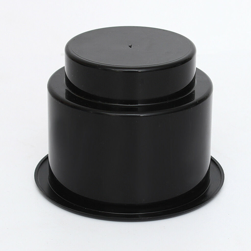 Black No Drain Holes Plastic Cup Drink Holder Fastener Car Boat Parts