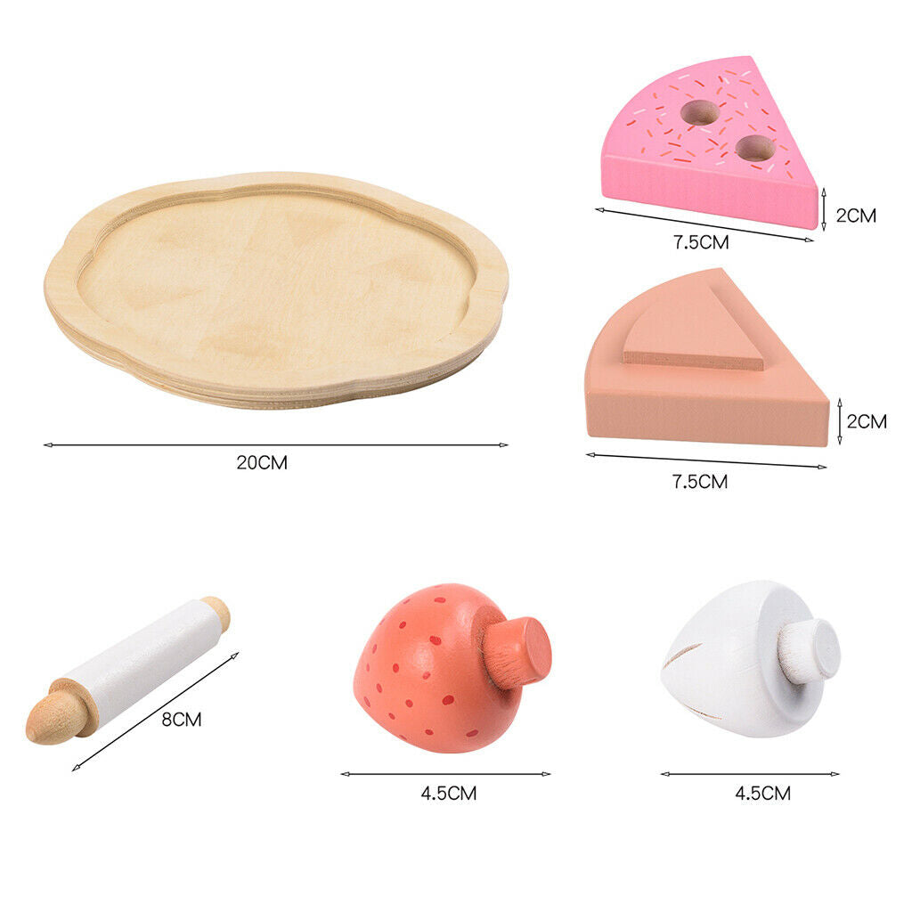 25pcs Pretend To Play Cutting Food By Decorating The Toys Of The