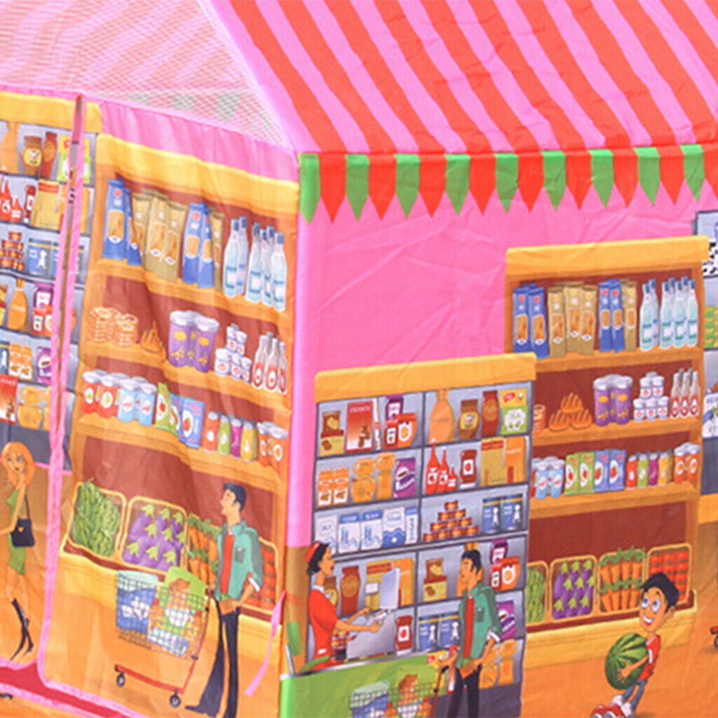 Kids Toys Play Tent Indoor Outdoor Children's House Boy Girls Supermarket