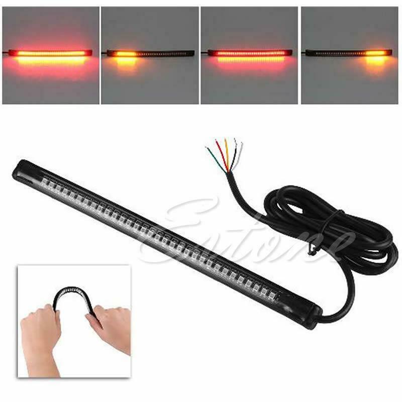 32 LED Universal flexible Motorcycle Light Strip Tail Brake stop/turn sign Light