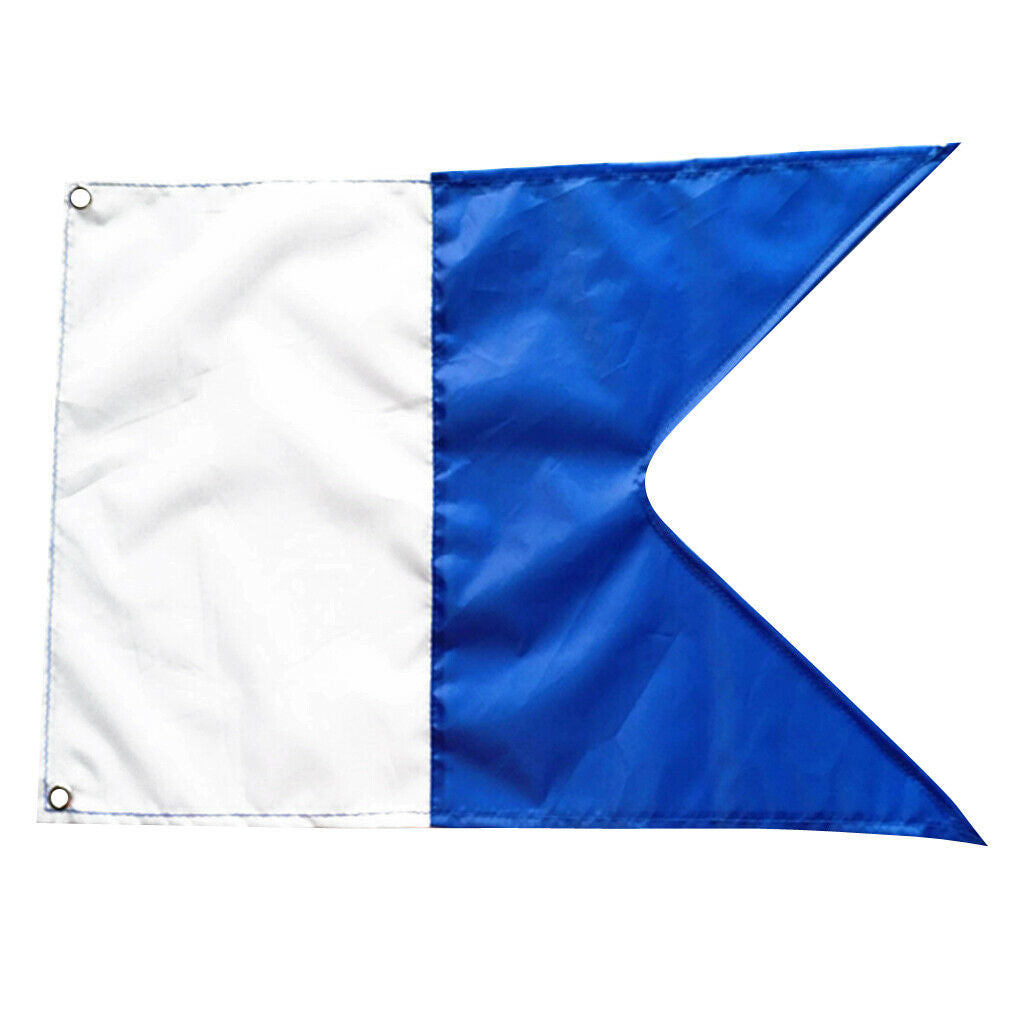 Diver Flag Water Sports Blue And White Signal Flag 50 X 35 Cm Flag Alpha