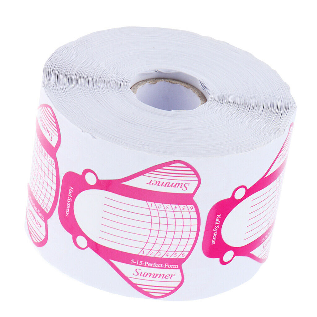 Nail Form Guide Stickers for Acrylic Nail Art Tips/Gel Nail Polish Extensions (1
