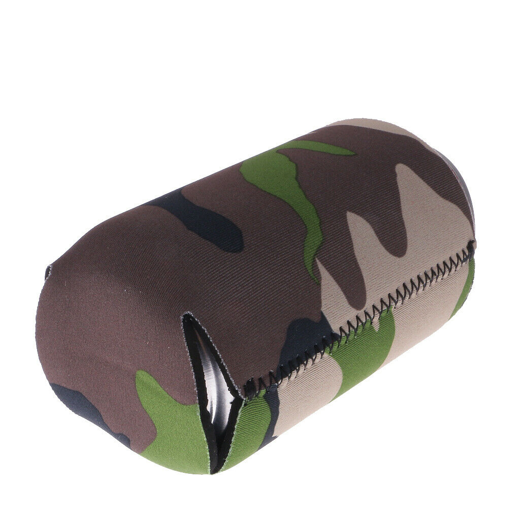 10pcs Camouflage Bottle Can Soda Drink Cooler Beverage Holder Wedding Favor