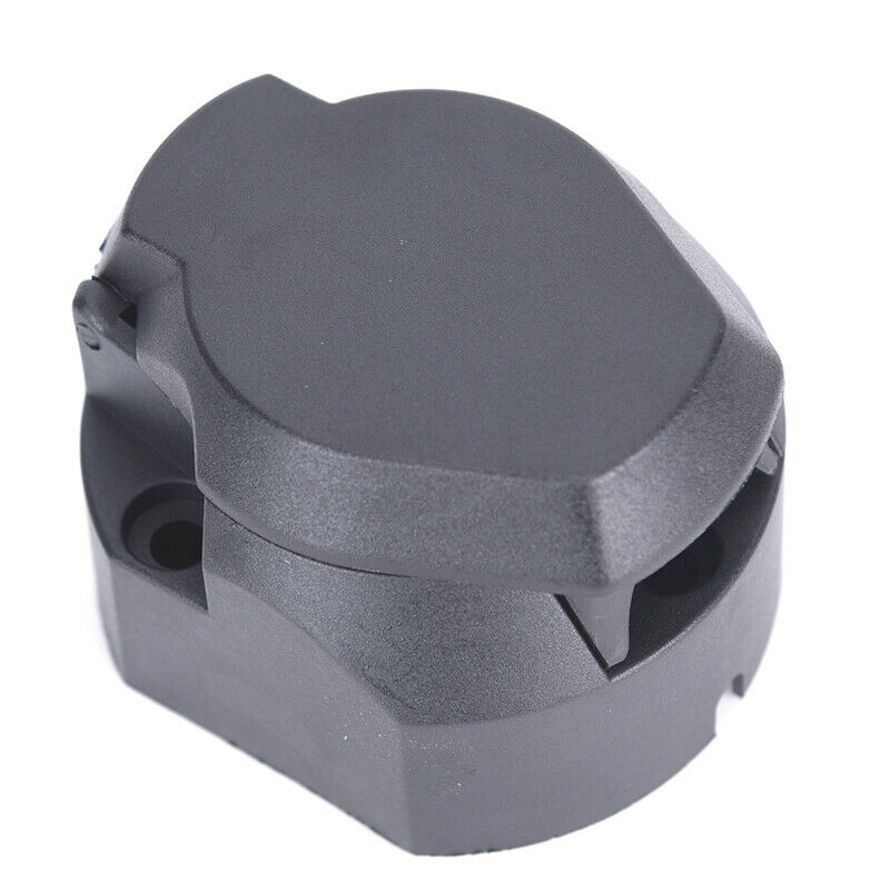 12V 7Pin Round European standard Trailer Caravan Connector Plug Socket Towb Qx