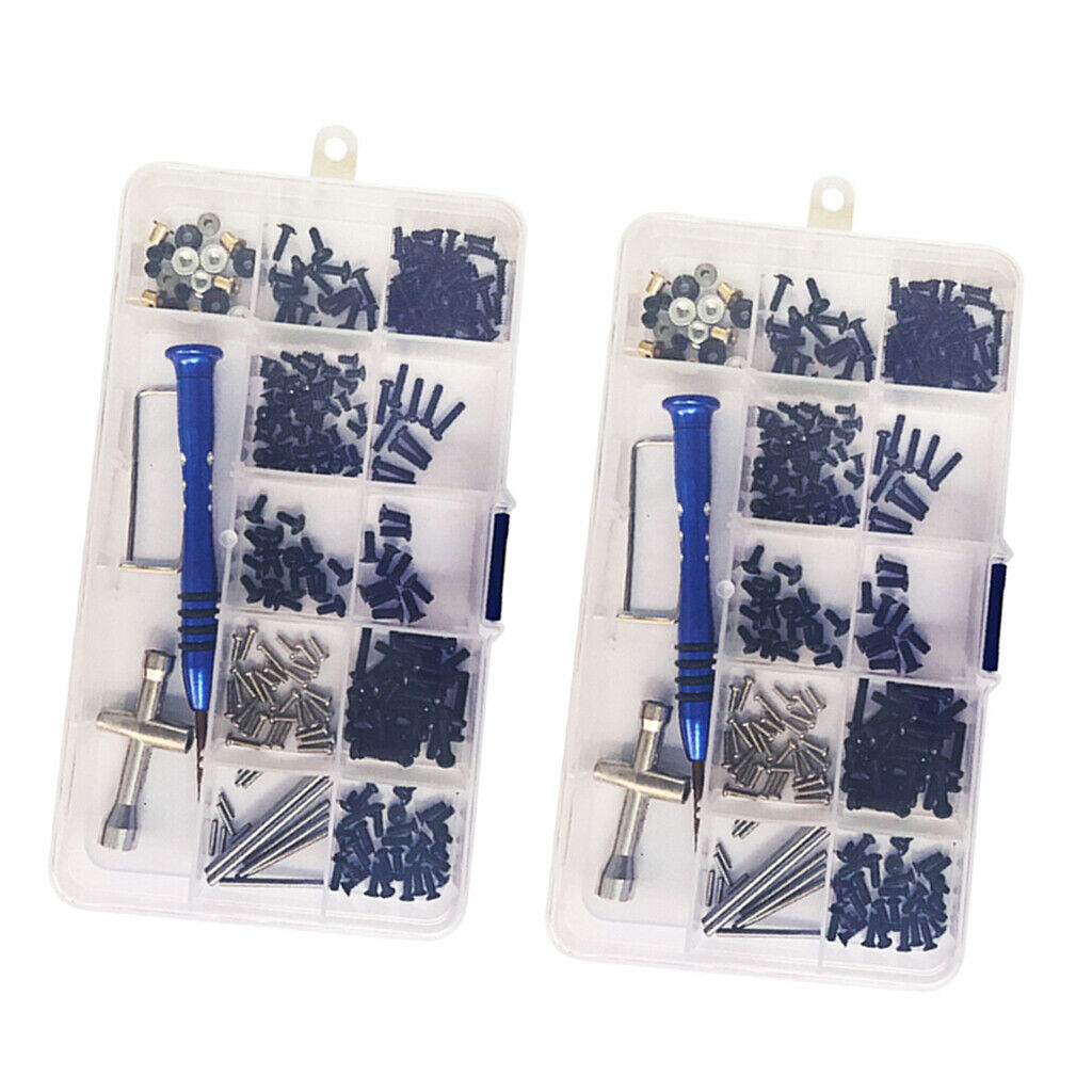 2 Sets Screws Bolt Repair Tool Box for Wltoys 1/14 144001 Replacement Parts