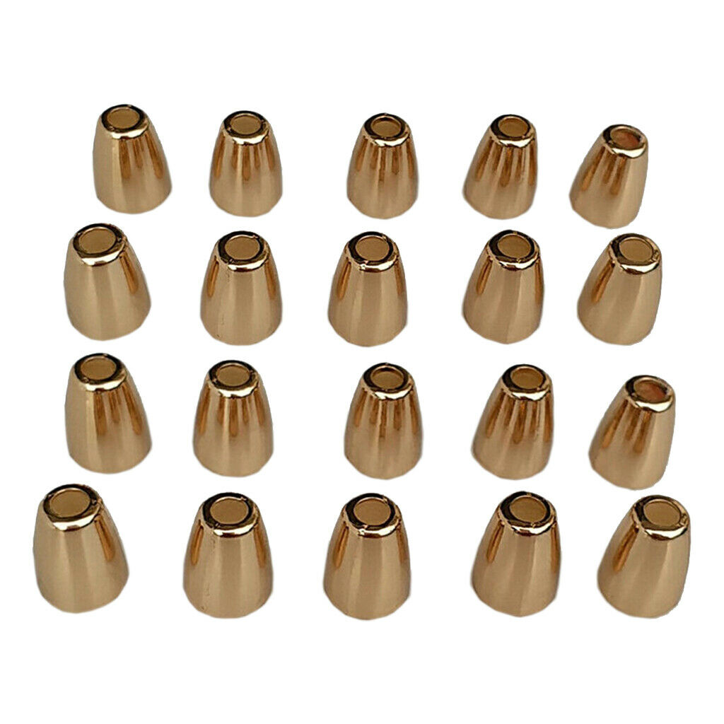 20pcs   Metal   Zinc   Alloy   Bell   Stoppers   Cord   End   Lock   for