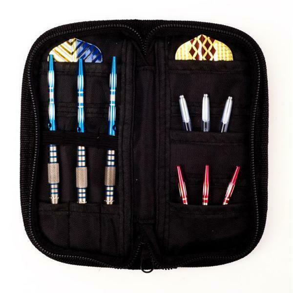 Dart Case Holds 12 Darts Steel Tip Darts Soft Tip Darts Shafts Storage Bag