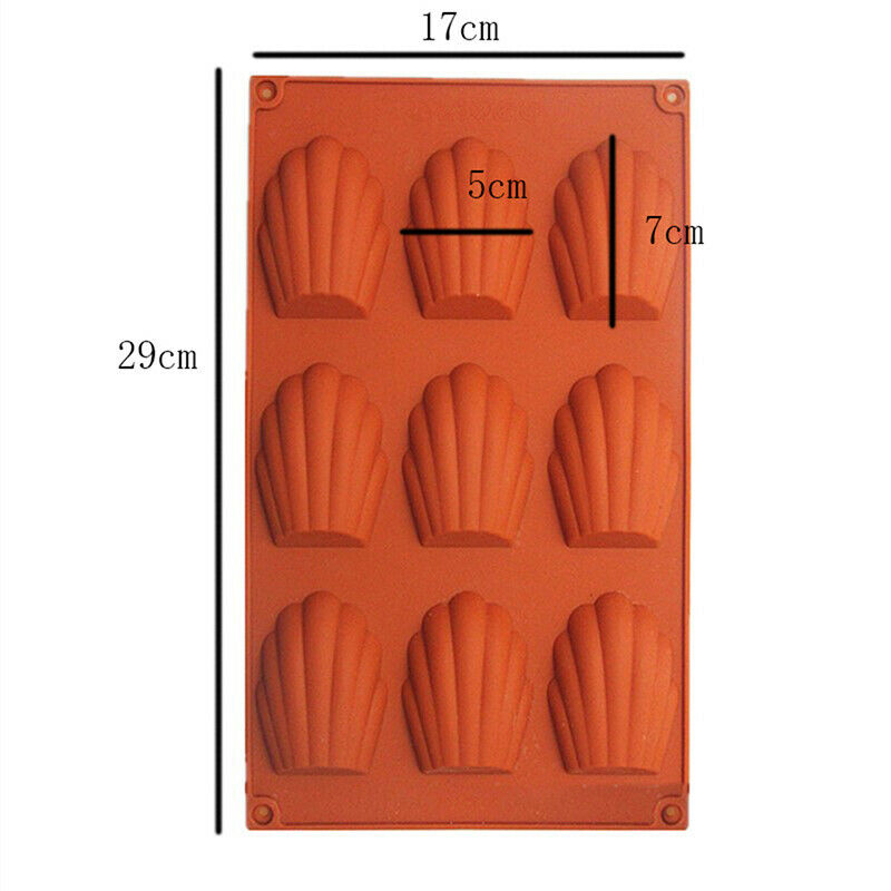 9-cavity Shell Cake Mold Homemade Baking Biscuit Mold Chocolate Mold Baki.l8