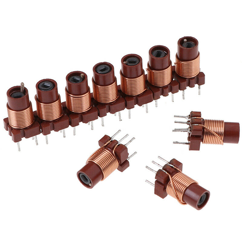 10pcs 12T 0.6uh-1.7uh Adjustable High-Frequency Ferrite Core Inductor J_DD