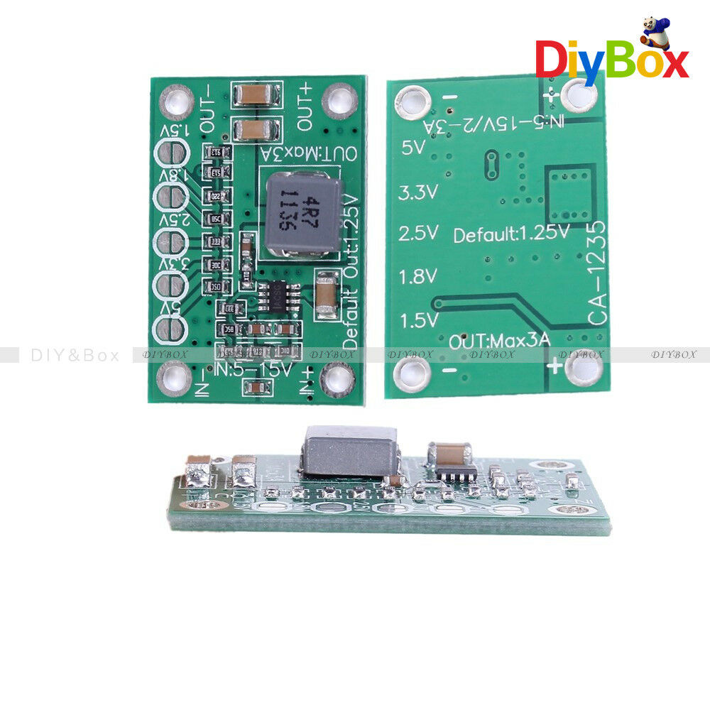 Buck Converter Step Down Power Module 5~16V to 1.5V 1.8V 2.5V 3.3V 5V