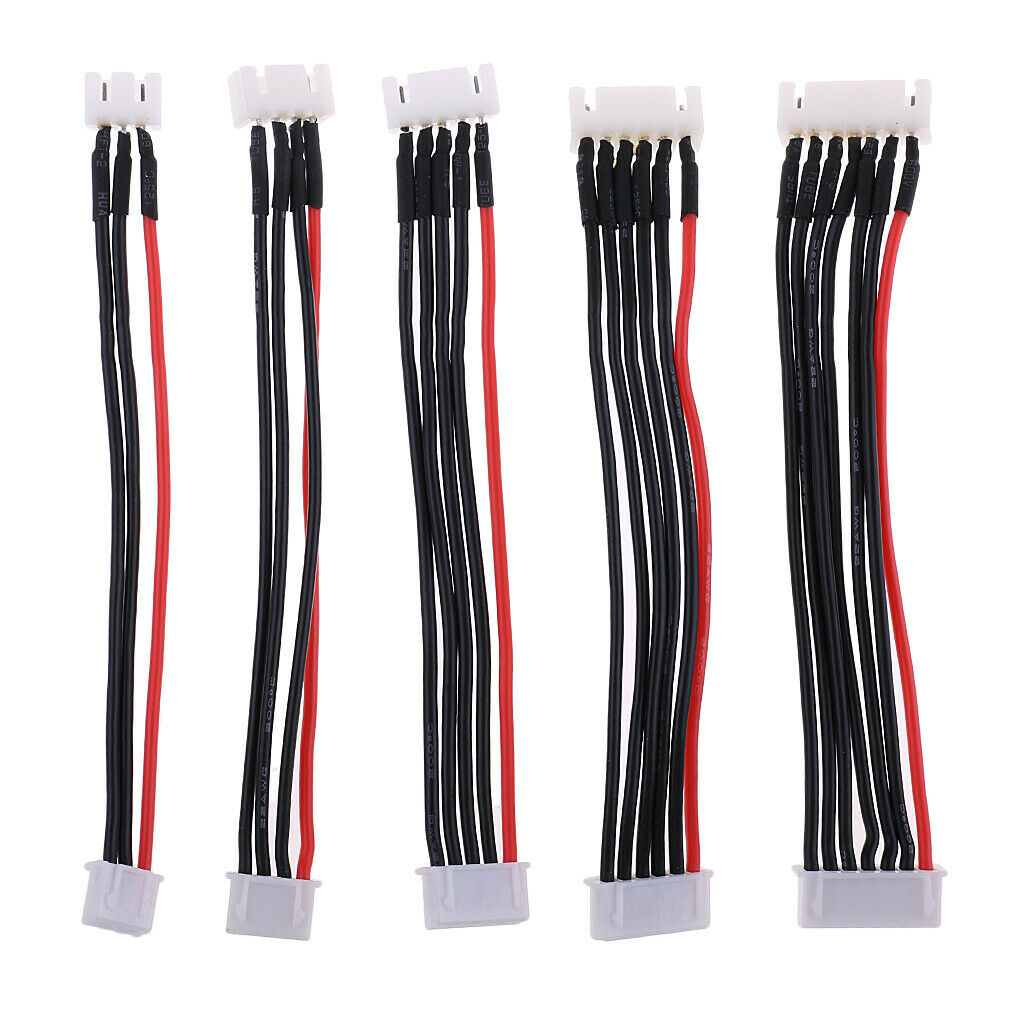 5pcs JST XH 2.54mm Connector Extension Lead Wires Cables 4 inch for RC Lipo